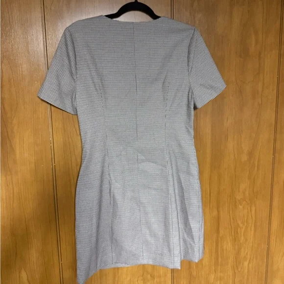 ASTR the Label Houndstooth Short Sleeve Button-Up Minidress - Picture 7 of 7